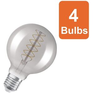 Osram Vintage 1906 Globe 95 30 Filament Dim Lamp 7.8w 818 Smoke E27 4 Pack Osram Vintage 1906 Globe 95 30 Filament Dim Lamp 7.8w 818 Smoke E27 4 Pack