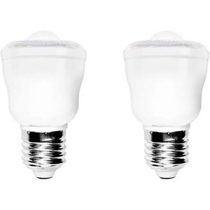 Wulun 2 Pack Pir Motion Sensor Smart Led Bulb E27 2w Warm White 3000k Equivalent To 2 Wulun 2 Pack Pir Motion Sensor Smart Led Bulb E27 2w Warm White 3000k Equivalent To 2
