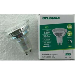 12 Pack Led Sylvania Gu10 Refled Superia Retro 4.5w = 50w 345lm Dim 840 36d 12 Pack Led Sylvania Gu10 Refled Superia Retro 4.5w = 50w 345lm Dim 840 36d