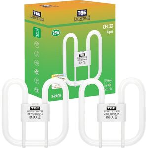 Tbe Lighting 28w 2d 4-Pin Cfl Energy Saving Lamps - Dd Fluorescent Bulbs -... Tbe Lighting 28w 2d 4-Pin Cfl Energy Saving Lamps - Dd Fluorescent Bulbs -...