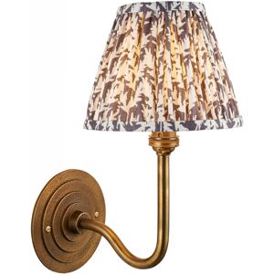 Wall Light Brass Halo Swan Patina Grey Endon 115459 Wall Light Brass Halo Swan Patina Grey Endon 115459