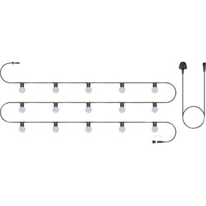 Eagle Festoon String Lights Outdoor Gazebo Ip44 - Frosted Warm White - 15 Lamps - 10m Eagle Festoon String Lights Outdoor Gazebo Ip44 - Frosted Warm White - 15 Lamps - 10m