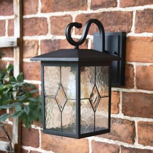 Black Country Metal Works Black Contemporary "Searchlight" Outdoor Rectangular Top Fix Wall Lantern Black Country Metal Works Black Contemporary "Searchlight" Outdoor Rectangular Top Fix Wall Lantern