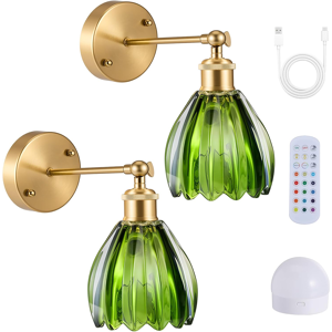 Does Not Apply 2 Pieces Vintage Wall Light Dimmable With Remote Control,Rechargeable Wall Sconc Does Not Apply 2 Pieces Vintage Wall Light Dimmable With Remote Control,Rechargeable Wall Sconc