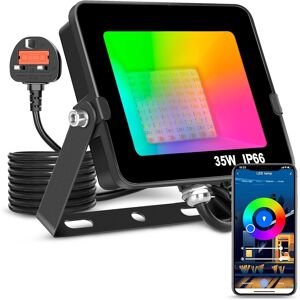 Ausyde Led Floodlight Outdoor Or Indoor 35w Smart Rgb Colour Changing Flood Lig Ausyde Led Floodlight Outdoor Or Indoor 35w Smart Rgb Colour Changing Flood Lig