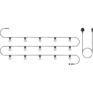 Eagle Festoon String Lights Outdoor Gazebo Ip44 Frosted Multi Colour - 15 Lamps - 10m Eagle Festoon String Lights Outdoor Gazebo Ip44 Frosted Multi Colour - 15 Lamps - 10m