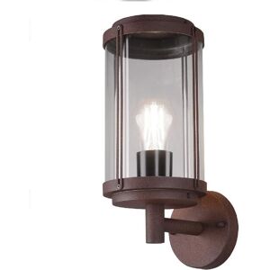 Britalia Antique Rust Outdoor Vintage Up Lantern Wall Light Ip44 Britalia Antique Rust Outdoor Vintage Up Lantern Wall Light Ip44