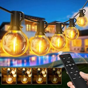ollny Ollny Festoon Lights Outdoor Garden 30m, String Lights Mains Powered, 50+2 G40 ollny Ollny Festoon Lights Outdoor Garden 30m, String Lights Mains Powered, 50+2 G40