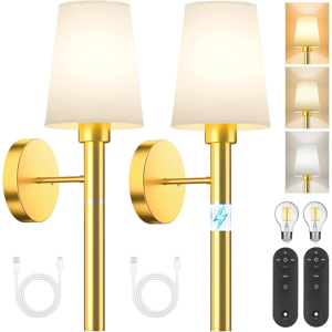 Does Not Apply Battery Operated Wall Lights Set Of 2, Magnetic Detachable & Rechargeable Batter Does Not Apply Battery Operated Wall Lights Set Of 2, Magnetic Detachable & Rechargeable Batter