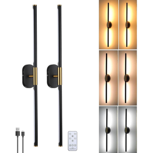 Does Not Apply Led Indoor Wall Light With Remote Control, Pack Of 2, 360° Swivel, Wireless Wall Does Not Apply Led Indoor Wall Light With Remote Control, Pack Of 2, 360° Swivel, Wireless Wall