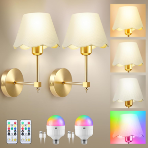 Does Not Apply Battery Operated Wall Lights Set Of 2, Rechargeable Wall Lamps With Remote Contr Does Not Apply Battery Operated Wall Lights Set Of 2, Rechargeable Wall Lamps With Remote Contr