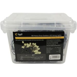 Lyyt Heavy Duty Static String Lights - 180 X Leds Warm White Lyyt Heavy Duty Static String Lights - 180 X Leds Warm White
