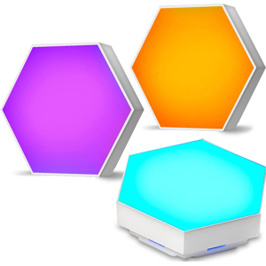 Does Not Apply Hexagonal Wall Light Extension 3 Led Panels, Touch And Remote Controlled Version Does Not Apply Hexagonal Wall Light Extension 3 Led Panels, Touch And Remote Controlled Version