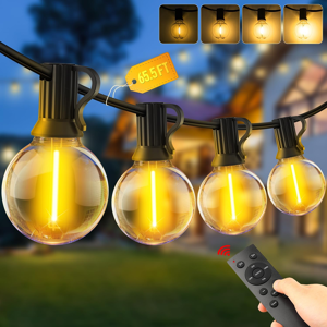 Does Not Apply Outdoor Garden String Lights Led - 65.5ft G40 20m Festoon Light Mains Powered Wi Does Not Apply Outdoor Garden String Lights Led - 65.5ft G40 20m Festoon Light Mains Powered Wi