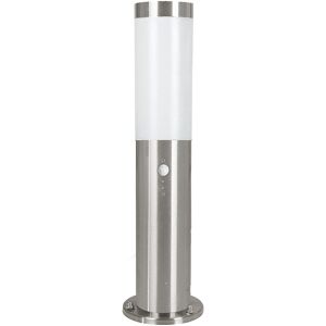 Loops Stainless Steel Outdoor Bollard Light - PIR Sensor - 12W - 450mm - IP44 - Unisex Loops Stainless Steel Outdoor Bollard Light - PIR Sensor - 12W - 450mm - IP44 - Unisex