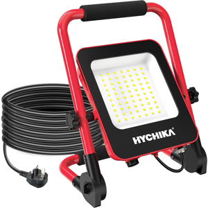 Hychika Better Tools For Better Life Hychika Led Work Light 50w, Job Site Lights 5500lm, Ip65 Waterproof, 360° Degree Hychika Better Tools For Better Life Hychika Led Work Light 50w, Job Site Lights 5500lm, Ip65 Waterproof, 360° Degree