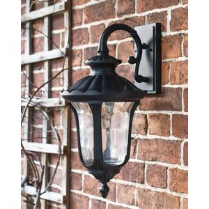 Black Country Metal Works 54cm Victorian Aluminium Top Fix Wall Lantern Outdoor Garden Lighting - Ip44 Black Country Metal Works 54cm Victorian Aluminium Top Fix Wall Lantern Outdoor Garden Lighting - Ip44