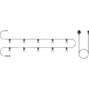 Eagle Festoon String Lights Outdoor Gazebo Ip44 - Frosted Cool White - 10 Lamps - 5m Eagle Festoon String Lights Outdoor Gazebo Ip44 - Frosted Cool White - 10 Lamps - 5m