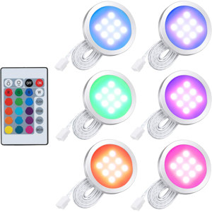 Does Not Apply 6pcs Rgb Led Cabinet Light Installation Kit With Remote Control For Bookcase Wal Does Not Apply 6pcs Rgb Led Cabinet Light Installation Kit With Remote Control For Bookcase Wal