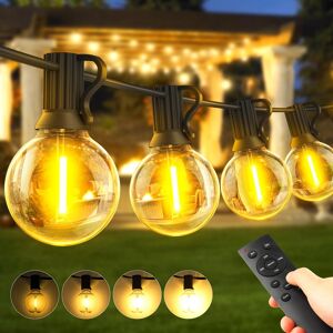 Warlisou Garden-Outdoor-Lights-Mains-Powered-String-Festoon-Light Led 100ft 30m Outside Warlisou Garden-Outdoor-Lights-Mains-Powered-String-Festoon-Light Led 100ft 30m Outside