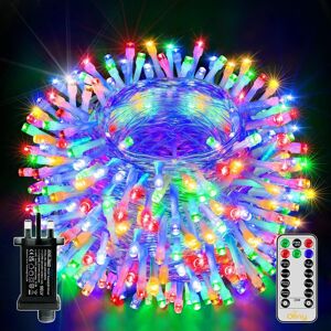 Ollny Christmas Tree Lights, 50m 500 Led Outdoor Fairy Light Mains Powered, Wat Ollny Christmas Tree Lights, 50m 500 Led Outdoor Fairy Light Mains Powered, Wat