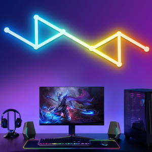 Does Not Apply Diy Led Wall Lights - Smart Led Rgb Gaming Lights With 16m+ Colors & Dimmable & Does Not Apply Diy Led Wall Lights - Smart Led Rgb Gaming Lights With 16m+ Colors & Dimmable &