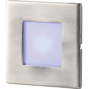 Led Recessed Stainless Steel Wall Light 1w Blue Knightsbridge Nh023b Led Recessed Stainless Steel Wall Light 1w Blue Knightsbridge Nh023b