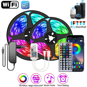 Does Not Apply Wifi Led Strip Light Smart Life 220v 5050 Rgb Led Tape Lights Magic Home 20 Mete Does Not Apply Wifi Led Strip Light Smart Life 220v 5050 Rgb Led Tape Lights Magic Home 20 Mete