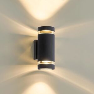 Lmp Outdoor Wall Lights Mains Powered, Up Down Outside Lights Anthracite, Ip65 Lmp Outdoor Wall Lights Mains Powered, Up Down Outside Lights Anthracite, Ip65