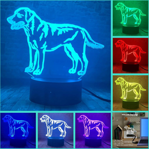 Does Not Apply 3d Golden Retriever Remote Control 16 Color Night Lights,Cartoon Animal Dog Pupp Does Not Apply 3d Golden Retriever Remote Control 16 Color Night Lights,Cartoon Animal Dog Pupp