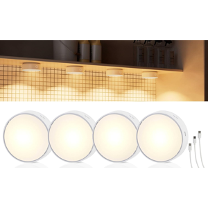 Does Not Apply Led Battery Cabinet Lights Under-Unit Light Spotlights Set Of 4 Accent Lighting Does Not Apply Led Battery Cabinet Lights Under-Unit Light Spotlights Set Of 4 Accent Lighting