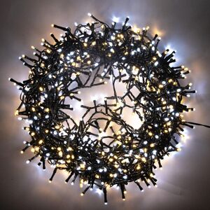 Shatchi 750 Leds Fairy String Lights Warm White And Cool White Indoor/outdoor Christm... Shatchi 750 Leds Fairy String Lights Warm White And Cool White Indoor/outdoor Christm...