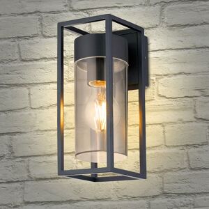 Alpha Lights Outdoor Modern Wall Light Lantern Clear Diffuser LED E27 - Wall Lantern Alpha Lights Outdoor Modern Wall Light Lantern Clear Diffuser LED E27 - Wall Lantern