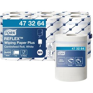 Tork Reflex M4 Centrefeed Roll 2-Ply 150m White (6 Pack) 473264 Tork Reflex M4 Centrefeed Roll 2-Ply 150m White (6 Pack) 473264