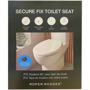 Roper Rhodes Secure Fix Toilet Seat With Fixing Soft Close Quick Release Hinges Roper Rhodes Secure Fix Toilet Seat With Fixing Soft Close Quick Release Hinges