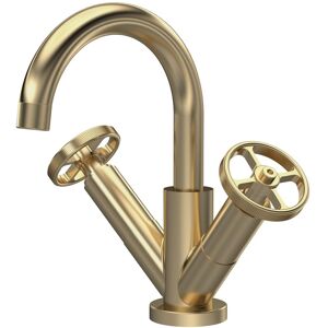 Nuie Revolution Mono Basin Mixer Tap With Waste - Brushed Brass Nuie Revolution Mono Basin Mixer Tap With Waste - Brushed Brass