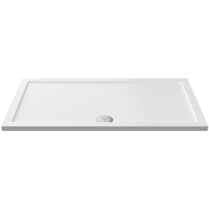 Premier Nuie Shower Tray Walk In Slimline Rectangular Stone Resin White Tray 1400 X800mm Premier Nuie Shower Tray Walk In Slimline Rectangular Stone Resin White Tray 1400 X800mm