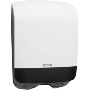 Katrin Dispenser Mini For Narrow Paper Hand Towels Folded White Katrin Dispenser Mini For Narrow Paper Hand Towels Folded White