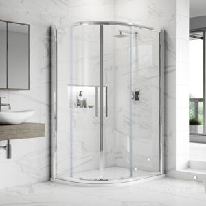 Hudson Reed Apex Offset Quadrant Shower Enclosure 900mm X 800mm - 8mm Glass Hudson Reed Apex Offset Quadrant Shower Enclosure 900mm X 800mm - 8mm Glass