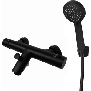 Bar Shower Mixer Valve Dune Brass Deck Mounted Bath Modern Black Enki Bbt0247 Bar Shower Mixer Valve Dune Brass Deck Mounted Bath Modern Black Enki Bbt0247