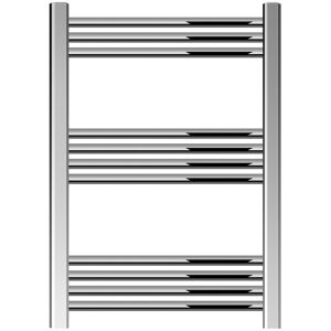 Balterley Straight Heated Towel Rail Radiator, 256w, 600 X 700mm, Chrome Balterley Straight Heated Towel Rail Radiator, 256w, 600 X 700mm, Chrome