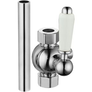 Shower Diverter Extension Pipe Downton Hose Outlet Traditional Chrome Enki D07 Shower Diverter Extension Pipe Downton Hose Outlet Traditional Chrome Enki D07