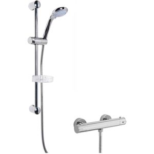 Nuie Minimalist Thermostatic Bar Shower Valve Classic Multi Function Slider Kit Nuie Minimalist Thermostatic Bar Shower Valve Classic Multi Function Slider Kit