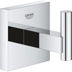 Grohe Start Cube Robe Hook - Bathroom Wall Mounted Shower Towel Hanger (Metal, C Grohe Start Cube Robe Hook - Bathroom Wall Mounted Shower Towel Hanger (Metal, C