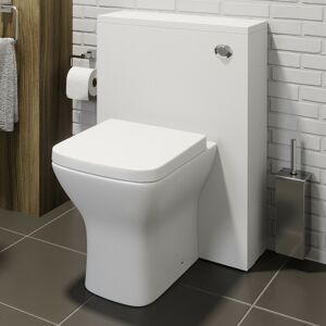 Artis Bathroom Toilet 500mm Concealed Cistern White Gloss Dual Flush Soft Close Seat Artis Bathroom Toilet 500mm Concealed Cistern White Gloss Dual Flush Soft Close Seat