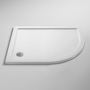 Lux Pearlstone White Offset Quadrant Shower Tray 1200mm X 900mm Rh Lux Pearlstone White Offset Quadrant Shower Tray 1200mm X 900mm Rh