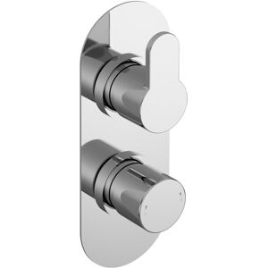 Nuie Arvan Thermostatic Concealed Shower Valve Dual Handle - Chrome Nuie Arvan Thermostatic Concealed Shower Valve Dual Handle - Chrome
