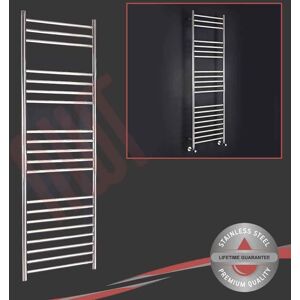 Nwt Direct Heated Towel Rail Polished Stainless Radiator 600mm(W) X 1600mm(H) 2291 Btus Nwt Direct Heated Towel Rail Polished Stainless Radiator 600mm(W) X 1600mm(H) 2291 Btus