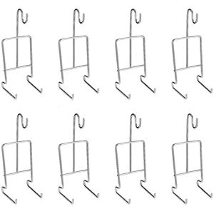 Sodial 4x(8pcs Rack Metal Cup Saucer Holder Tea Cup Holder Display Coffee Mug4630 Sodial 4x(8pcs Rack Metal Cup Saucer Holder Tea Cup Holder Display Coffee Mug4630