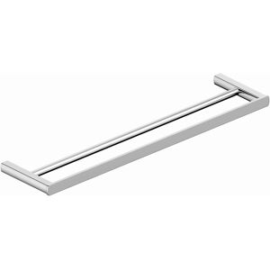 Rak Ceramics Rak Petit Square Double Towel Bar 620mm Wide - Chrome Rak Ceramics Rak Petit Square Double Towel Bar 620mm Wide - Chrome